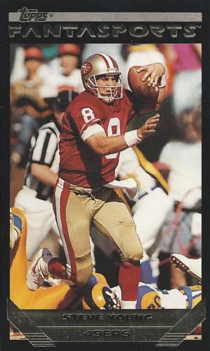 1993 Topps FantaSports #28 Steve Young Front