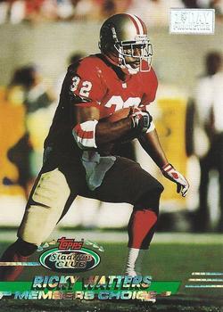 1993 Stadium Club - First Day Production/Issue #244 Ricky Watters Front