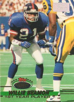 1993 Stadium Club - First Day Production/Issue #533 Willie Beamon Front