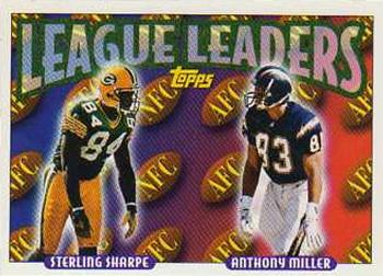 1993 Topps #217 Sterling Sharpe / Anthony Miller Front