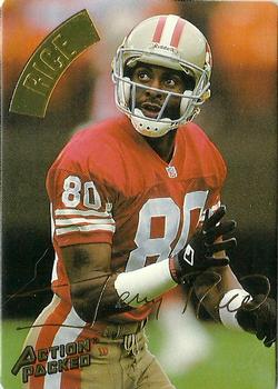 1994 Action Packed - Gold Signatures #106 Jerry Rice Front