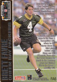 1994 Action Packed - Quarterback Challenge #FA6 Brett Favre Back