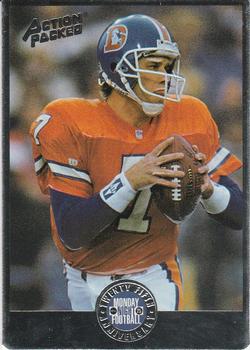 1994 Action Packed Monday Night Football #12 John Elway Front