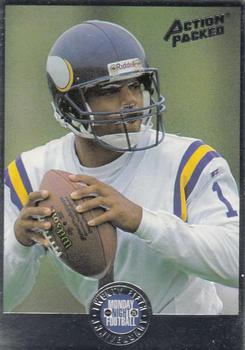 1994 Action Packed Monday Night Football #19 Warren Moon Front