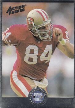 1994 Action Packed Monday Night Football #44 Brent Jones Front