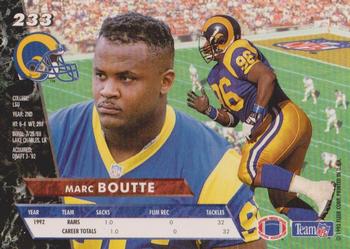 1993 Ultra #233 Marc Boutte Back