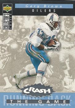 1994 Collector's Choice - You Crash the Game Silver Exchange #C14 Gary Brown Front