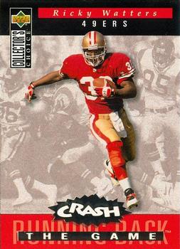 1994 Collector's Choice - You Crash the Game Silver Exchange #C19 Ricky Watters Front