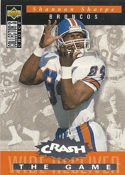 1994 Collector's Choice - You Crash the Game Silver Exchange #C25 Shannon Sharpe Front