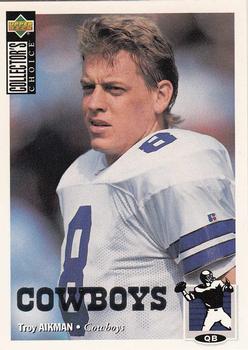 1994 Collector's Choice - Silver #342 Troy Aikman Front