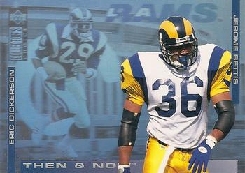1994 Collector's Choice - Then and Now #1 Jerome Bettis / Eric Dickerson Front