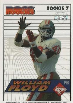1994 Collector's Edge - Boss Rookies Update Diamond #7 William Floyd Front