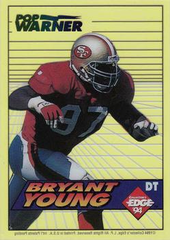 1994 Collector's Edge - Boss Rookies Update Pop Warner Green #25 Bryant Young Front