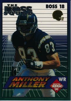 1994 Collector's Edge - The Boss Squad Silver with Gold Helmet #18 Anthony Miller Front