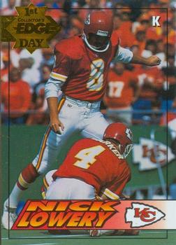 1994 Collector's Edge - 1st Day Gold #92 Nick Lowery Front