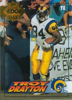 1994 Collector's Edge - 1st Day Gold #108 Troy Drayton Front
