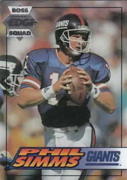 1994 Collector's Edge - Boss Squad Silver #133 Phil Simms Front