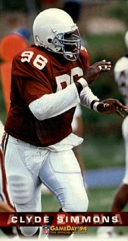 1994 GameDay #13 Clyde Simmons Front