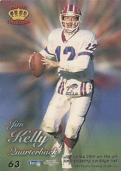 1994 Pacific Prisms - Gold #63 Jim Kelly Back