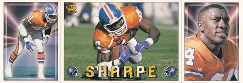 1994 Pacific Triple Folder #10 Shannon Sharpe Front