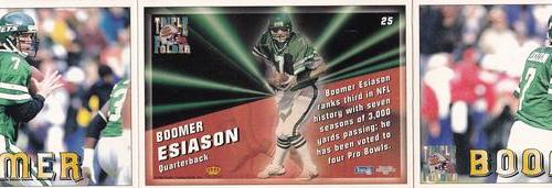 1994 Pacific Triple Folder #25 Boomer Esiason Back