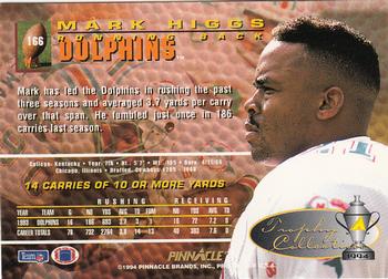 1994 Pinnacle - Trophy Collection #166 Mark Higgs Back