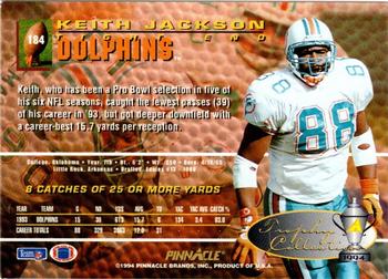 1994 Pinnacle - Trophy Collection #184 Keith Jackson Back