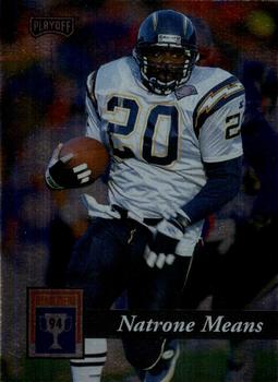 1994 Playoff - Headliners Exchange #4 Natrone Means Front
