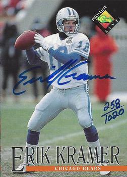 1994 Pro Line Live - Autographs #NNO Erik Kramer Front