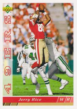 1993 Upper Deck #241 Jerry Rice Front