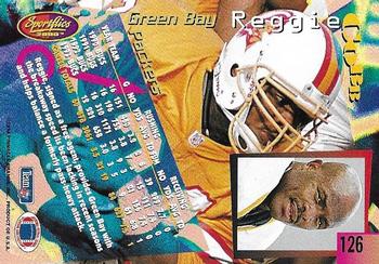 1994 Sportflics - Artist's Proofs #126 Reggie Cobb Back