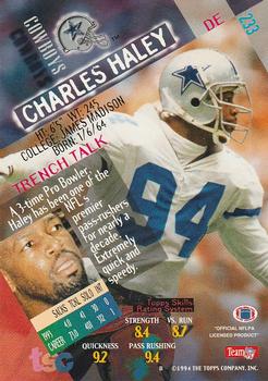 1994 Stadium Club - Super Teams Super Bowl XXIX #233 Charles Haley Back
