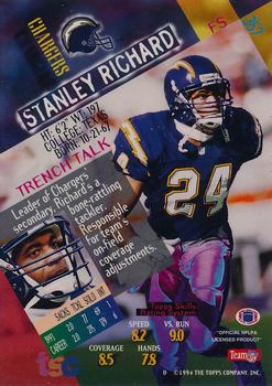 1994 Stadium Club - Super Teams Super Bowl XXIX #357 Stanley Richard Back