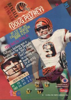 1994 Stadium Club - Super Teams Super Bowl XXIX #383 Doug Pelfrey Back