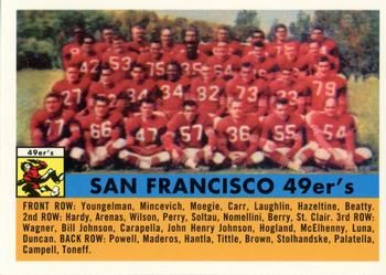 1994 Topps Archives 1956 #26 San Francisco 49ers Front