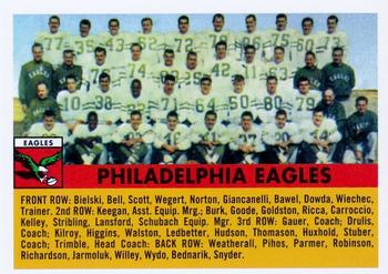 1994 Topps Archives 1956 #40 Philadelphia Eagles Front