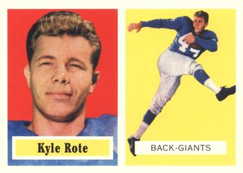 1994 Topps Archives 1957 #59 Kyle Rote Front