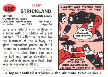 1994 Topps Archives 1957 #105 Larry Strickland Back