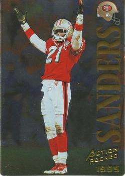 1995 Action Packed - Quick Silver #8 Deion Sanders Front