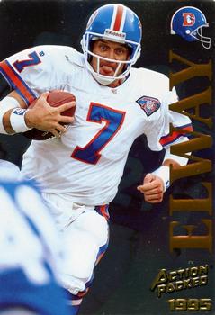 1995 Action Packed - Quick Silver #14 John Elway Front