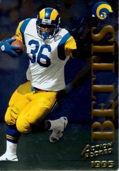 1995 Action Packed - Quick Silver #27 Jerome Bettis Front