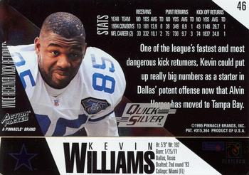 1995 Action Packed - Quick Silver #46 Kevin Williams Back