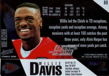 1995 Action Packed - Quick Silver #80 Willie Davis Back