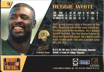 1995 Action Packed Monday Night Football #9 Reggie White Back