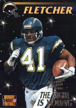 1995 Action Packed Monday Night Football #98 Terrell Fletcher Front