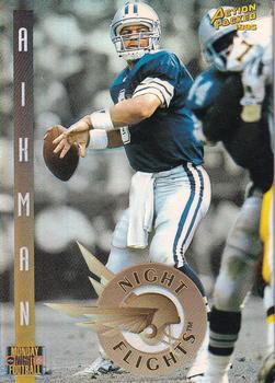1995 Action Packed Monday Night Football - Night Flight #4 Troy Aikman Front