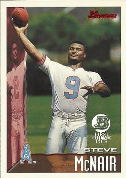 1995 Bowman - First Round Picks #3 Steve McNair Front