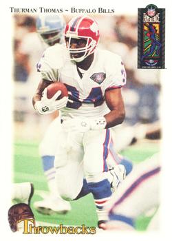 1995 Classic NFL Experience - Throwbacks #T3 Thurman Thomas Front