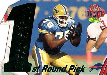 1995 Classic NFL Rookies - Die Cuts #14 Ruben Brown Front