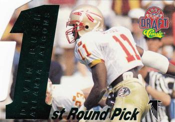 1995 Classic NFL Rookies - Die Cuts #26 Devin Bush Front